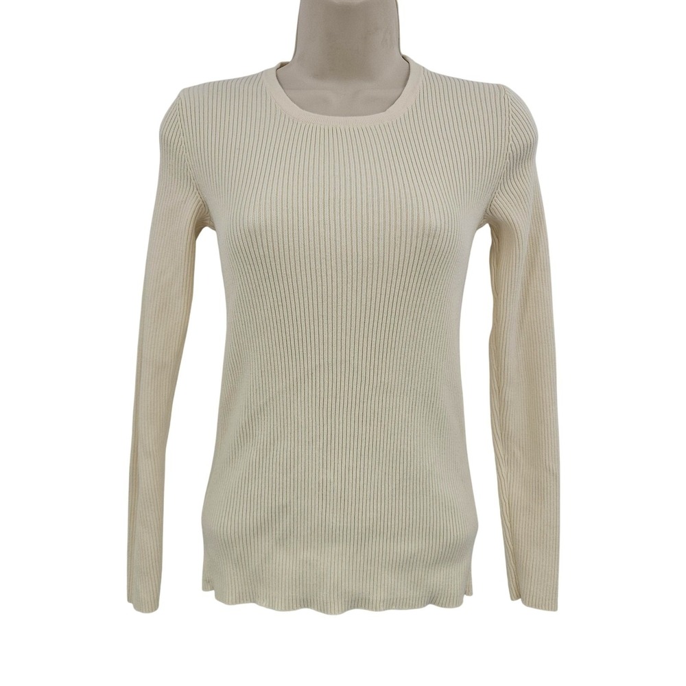 Moda International Sweater Women S Rib Thermal Knit Cabincore Preppy Tennis Prop